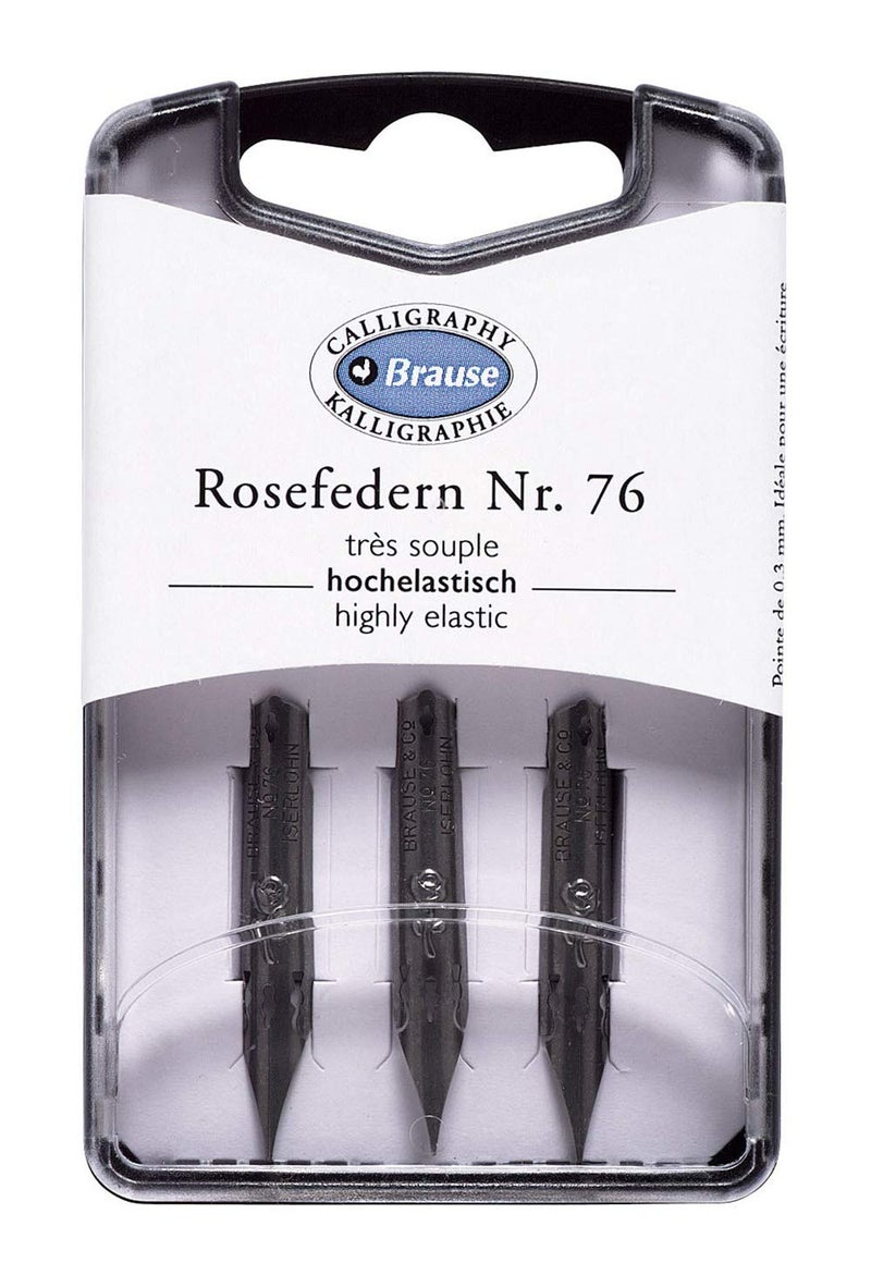 Brause Rose 76 Nib (Pack of 3) - Image 1